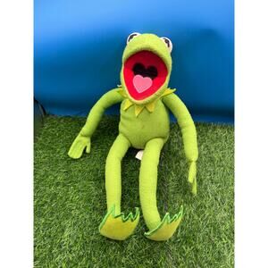 Vintage 2003 Kermit the Frog Posable Plush The Jim Henson Company- 18”